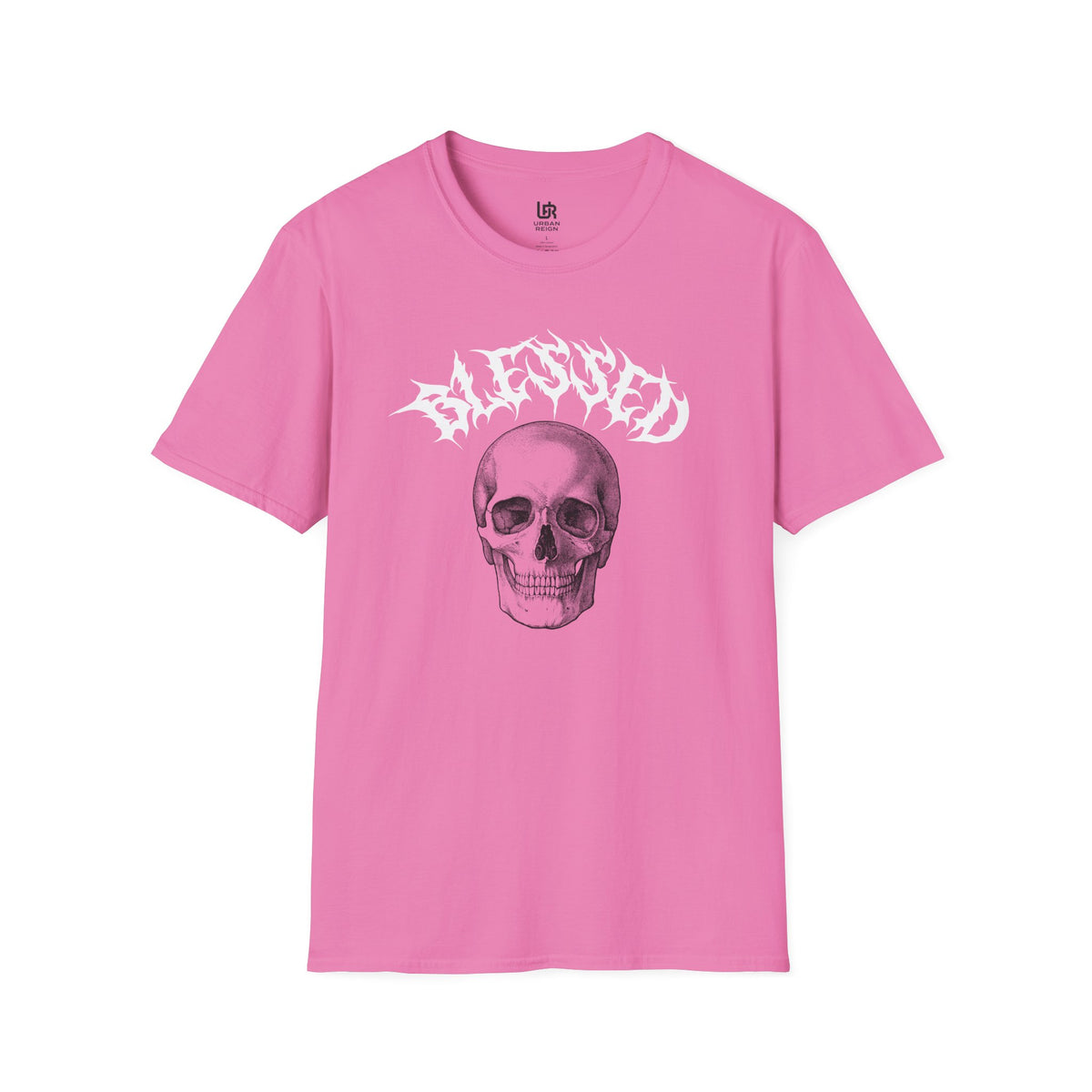Pink Skull Graphic T-Shirt