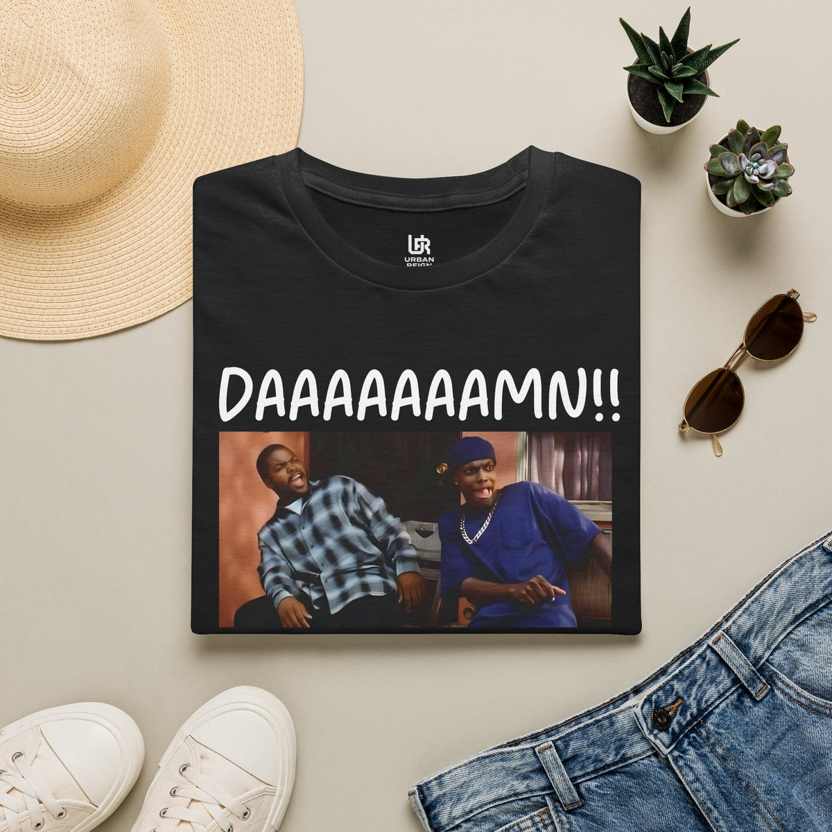 DAAAAAAAM!! Graphic Tee — Funny Reaction Meme T-Shirt