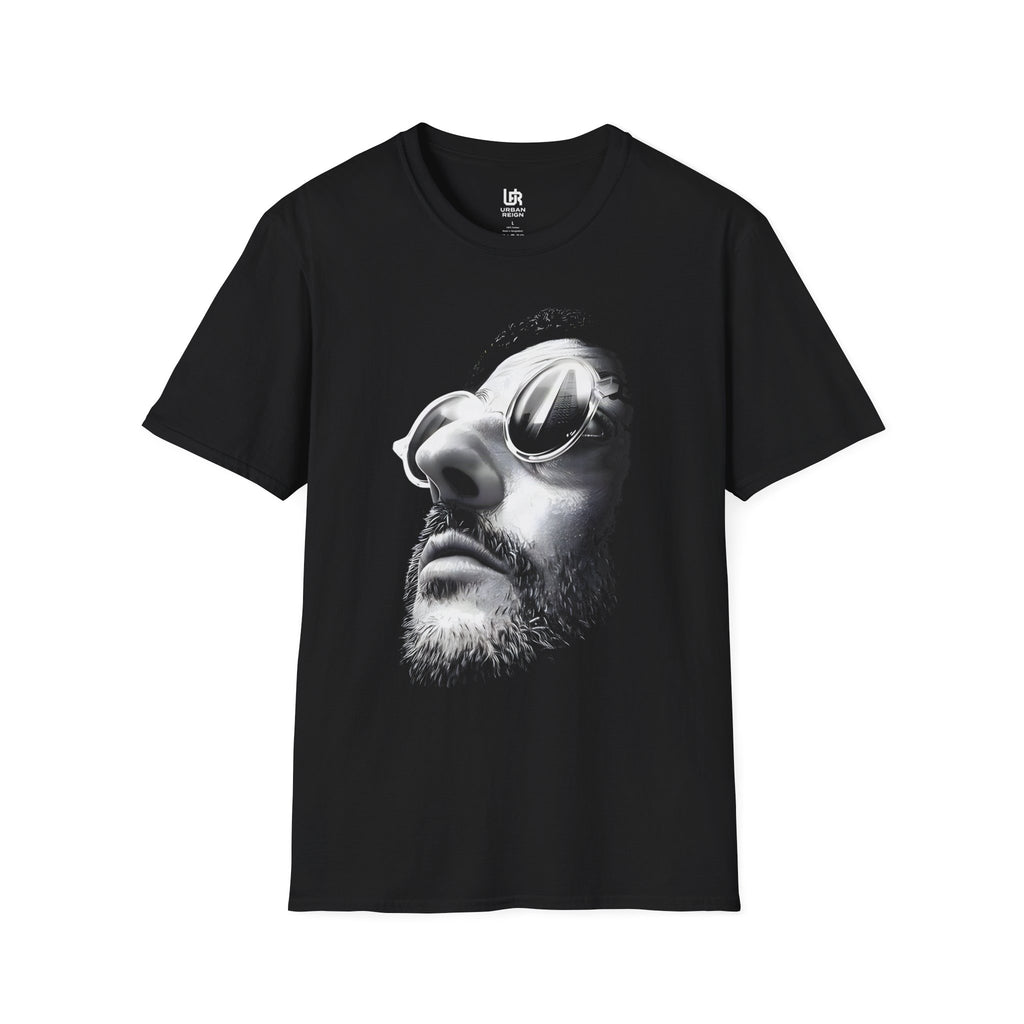 Leon — Reflective Sunglasses Face Art T-Shirt