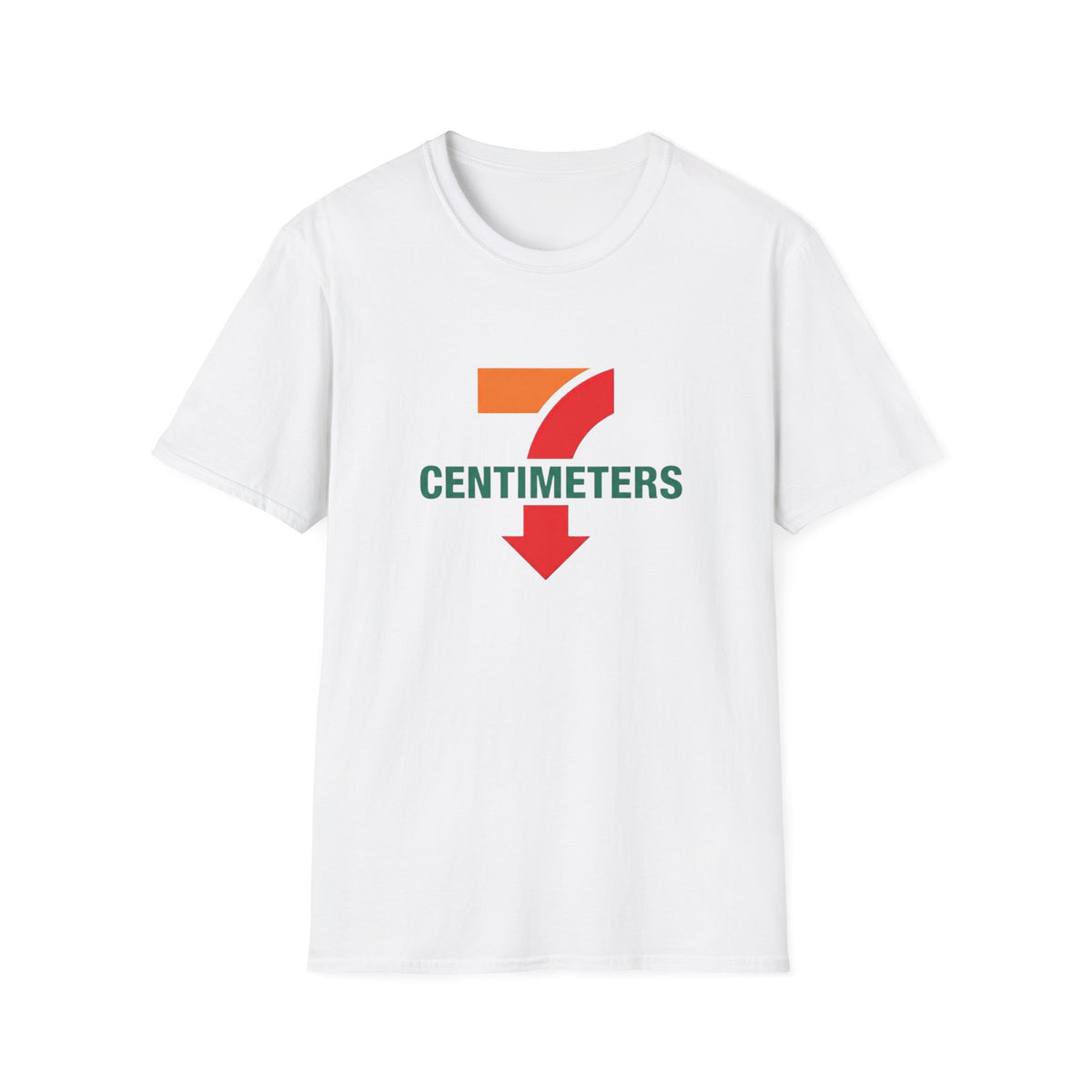 7 Centimeters Graphic T-Shirt — Bold Retro Number Tee