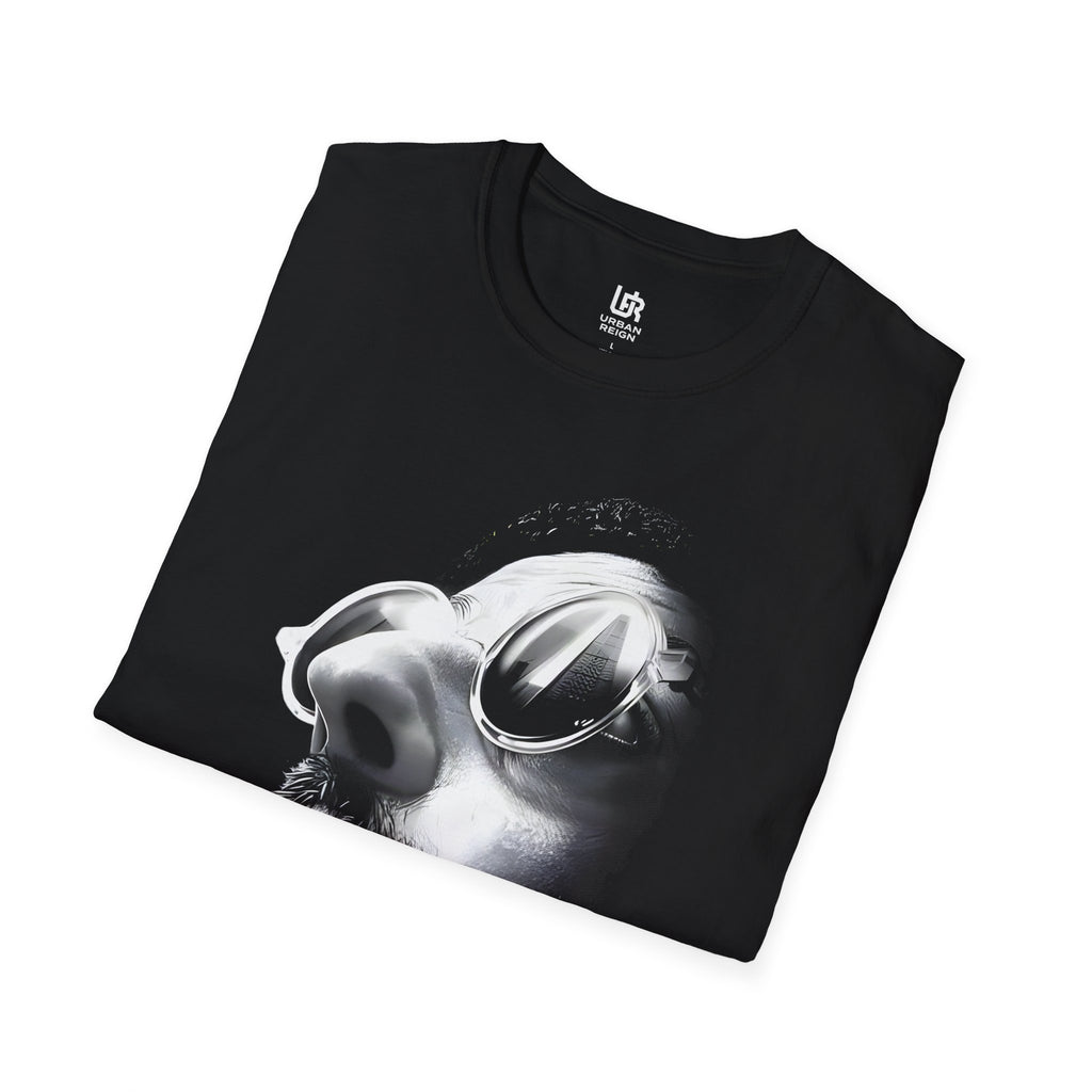 Leon — Reflective Sunglasses Face Art T-Shirt