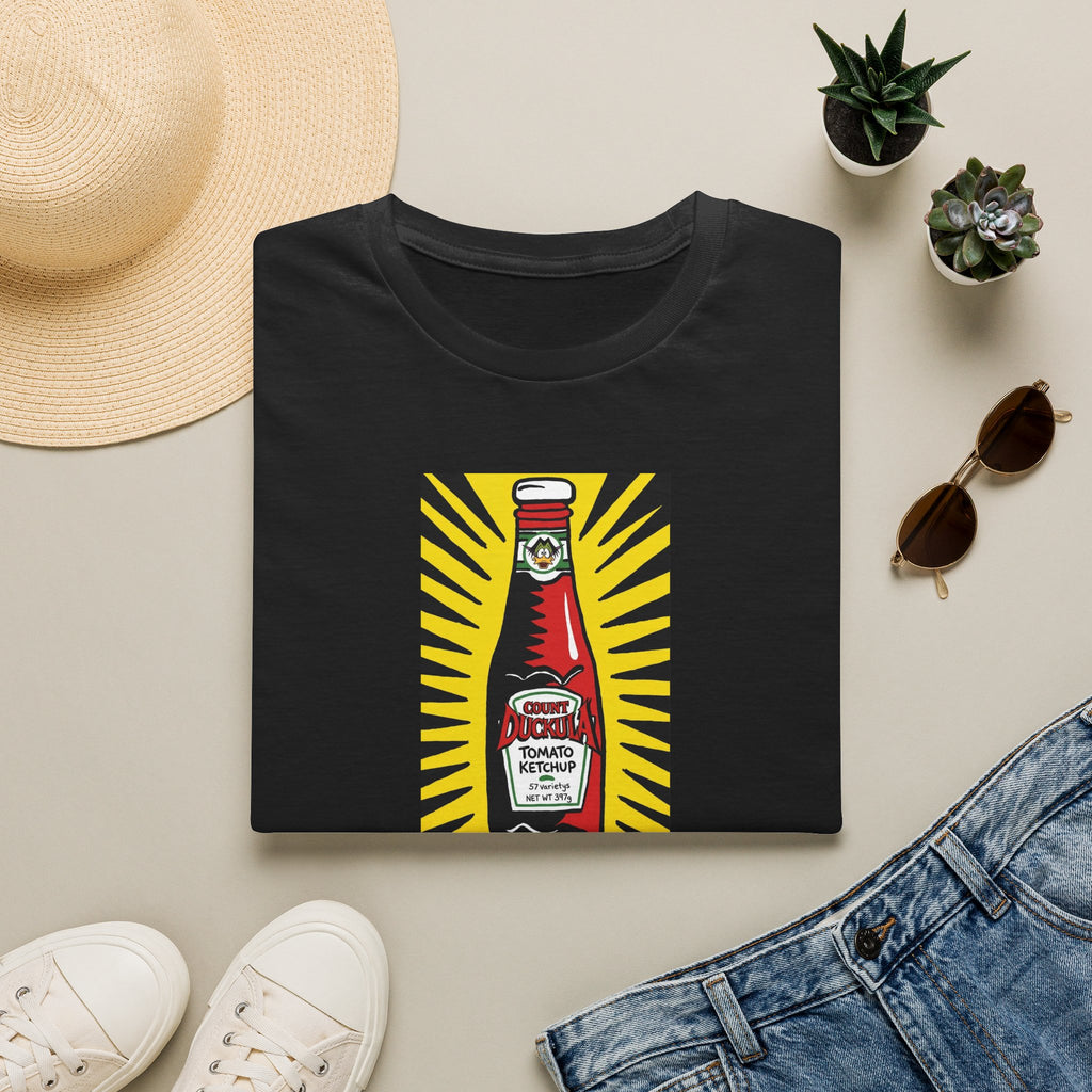 Tomato Ketchup Bottle Graphic T-Shirt