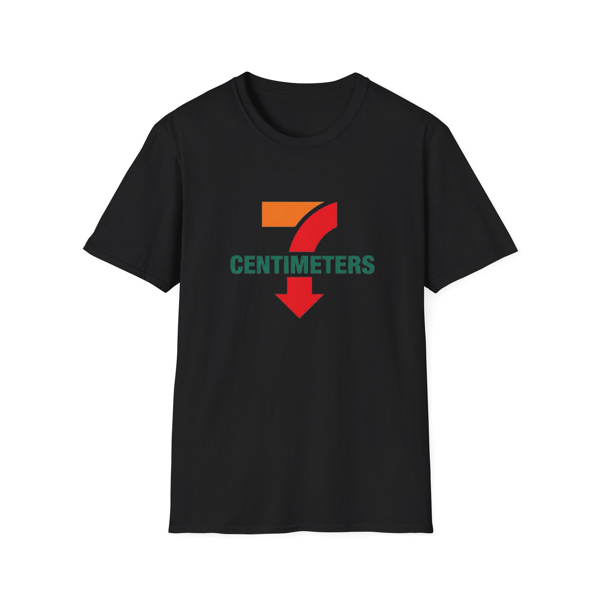 7 Centimeters Graphic T-Shirt — Bold Retro Number Tee