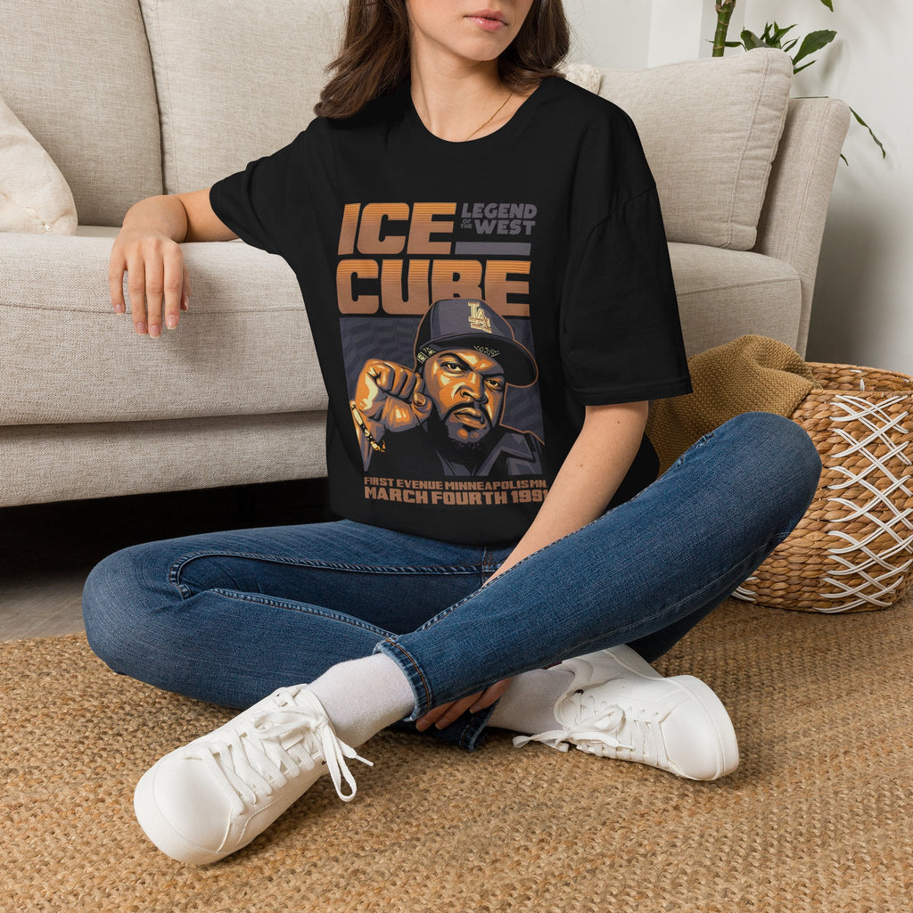 Ice Cube "Legend of the West" Graphic T-Shirt — Retro Hip-Hop Tribute Tee