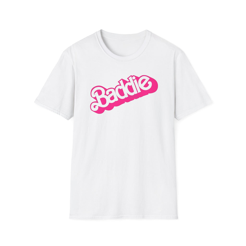 Baddie Graphic T-Shirt — Retro Pink Script Tee