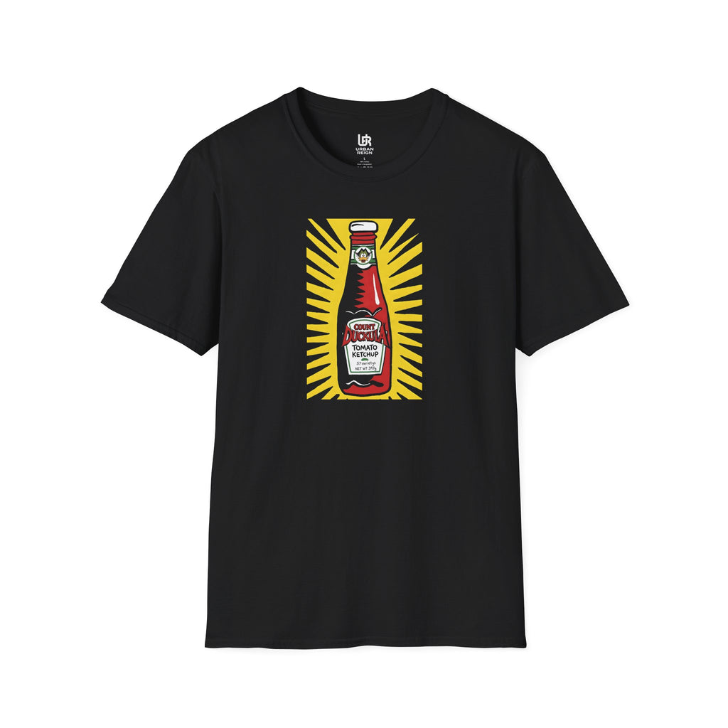 Tomato Ketchup Bottle Graphic T-Shirt