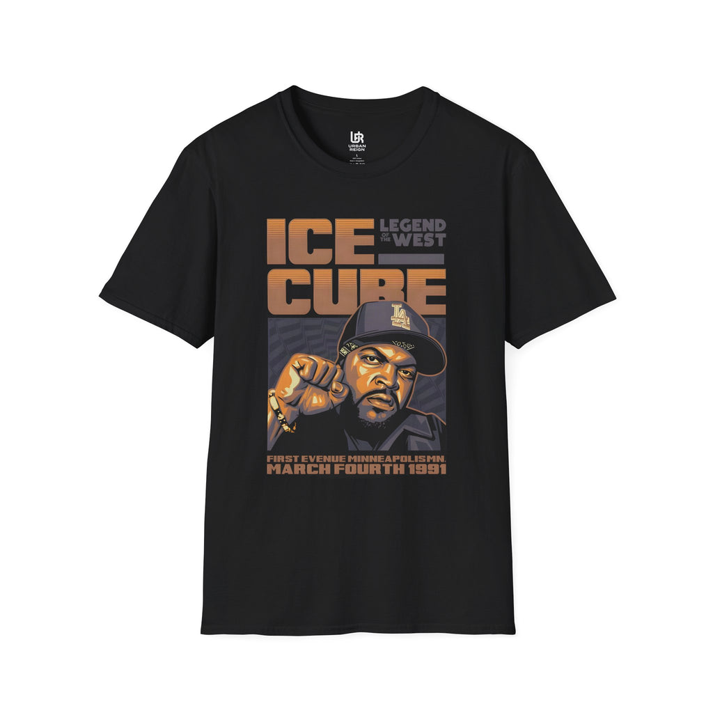 Ice Cube "Legend of the West" Graphic T-Shirt — Retro Hip-Hop Tribute Tee