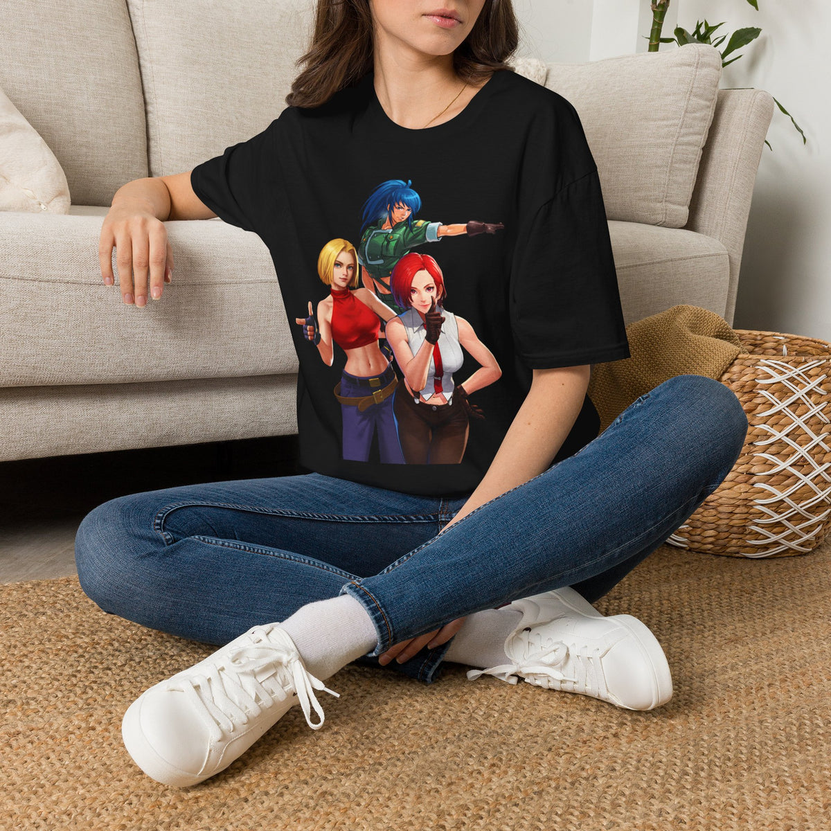 KOF Trio Character Graphic T-Shirt