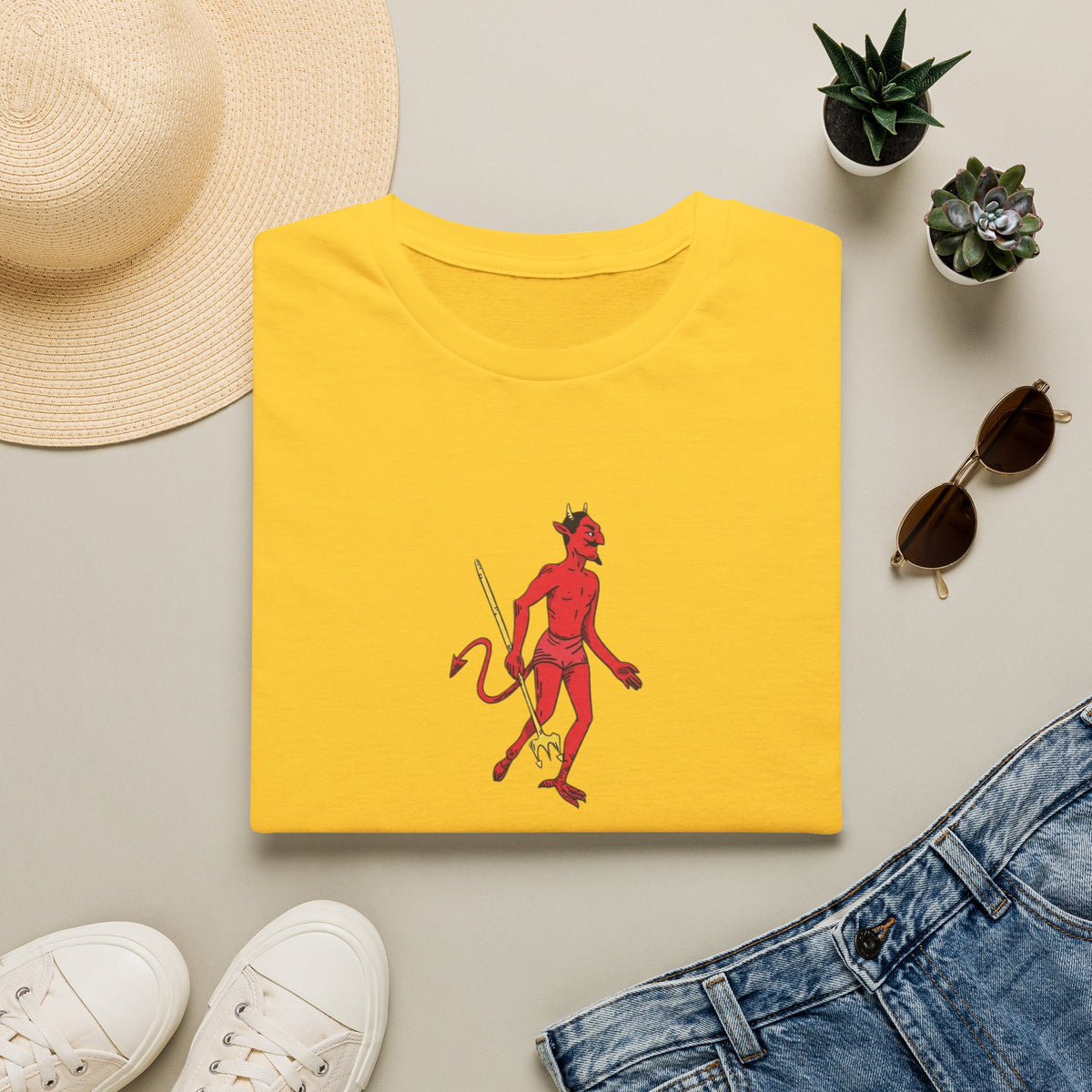 El Diablito T‑Shirt — Retro Red Imp Graphic Tee