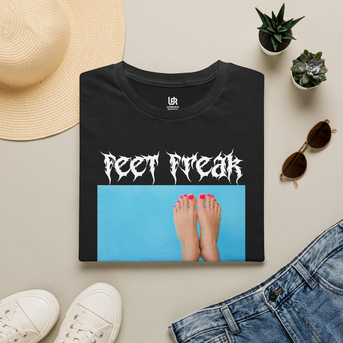 Feet Freak Gothic Graphic T-Shirt