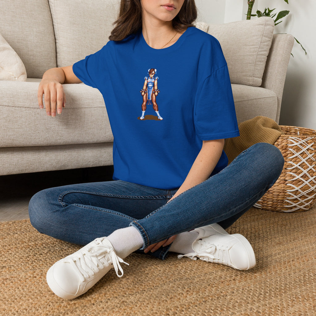 Retro Pixel ChunLi Graphic T-Shirt
