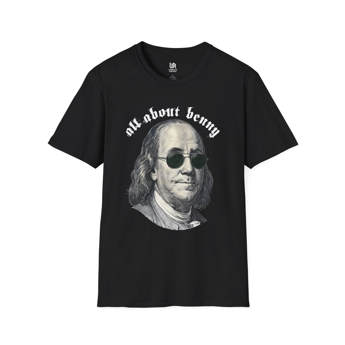 T-Shirt — All About Benny Benjamin Franklin Graphic Tee