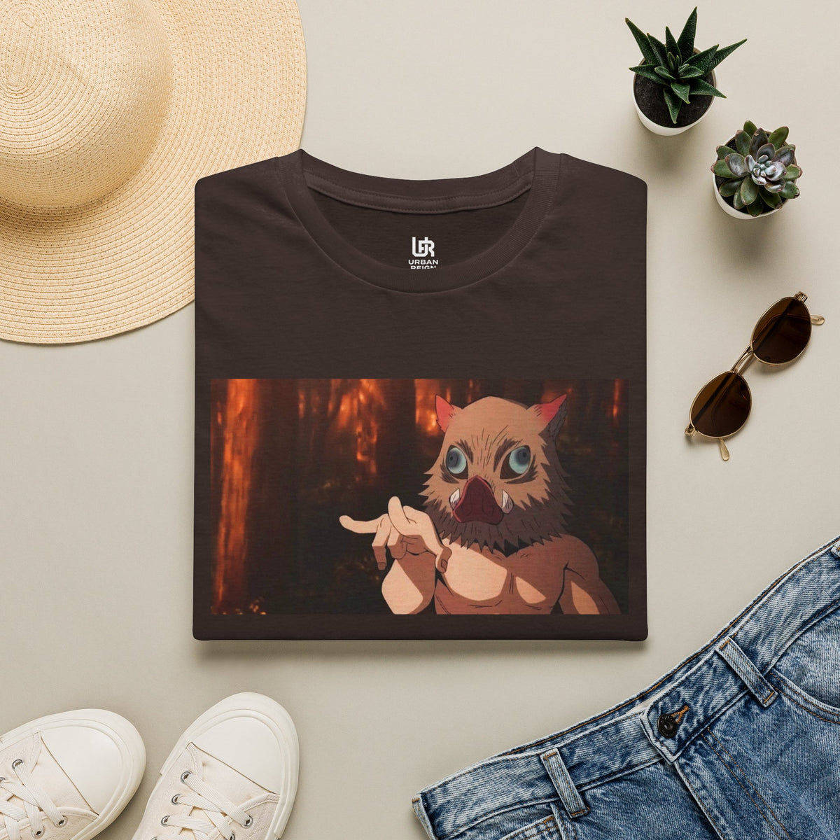 Inosuke Anime Forest T-Shirt