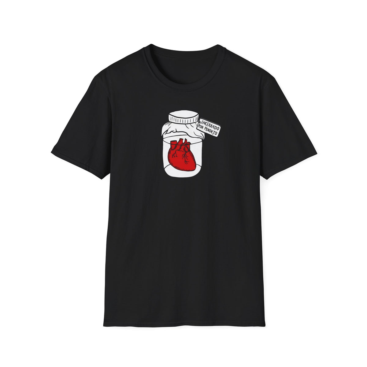 T-Shirt — 'Corazón Enlatado' Heart in a Jar Graphic Tee