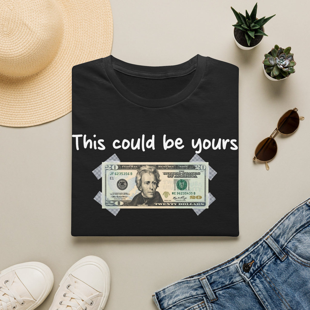 This Could Be Yours Money Graphic T-Shirt