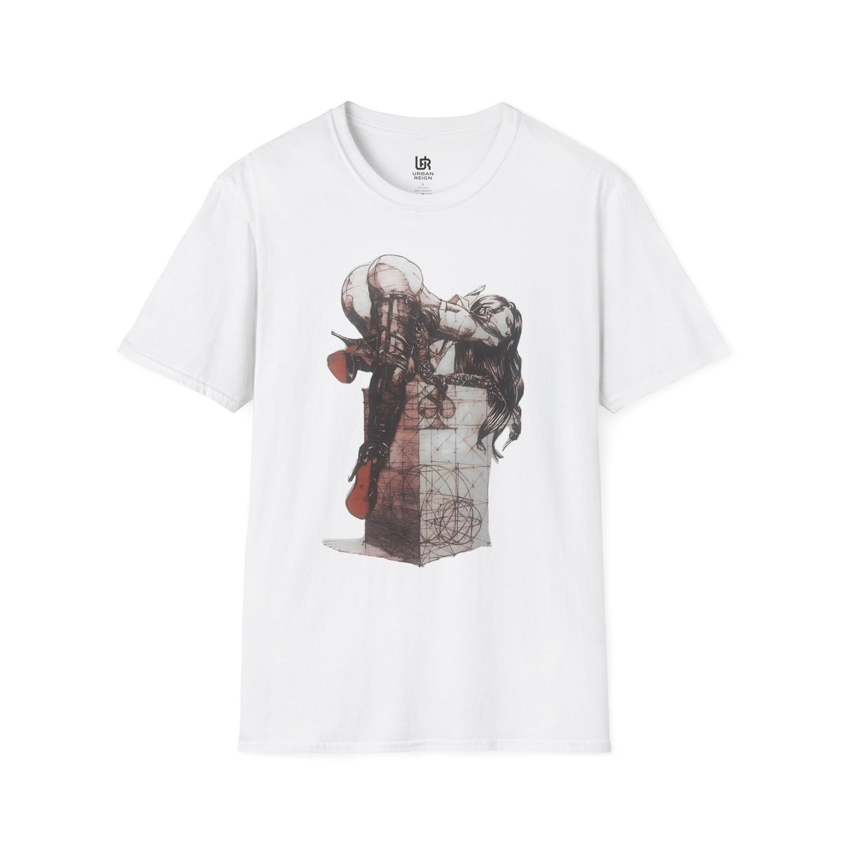 T-Shirt — Dark Romantic Violinist Illustration Graphic Tee