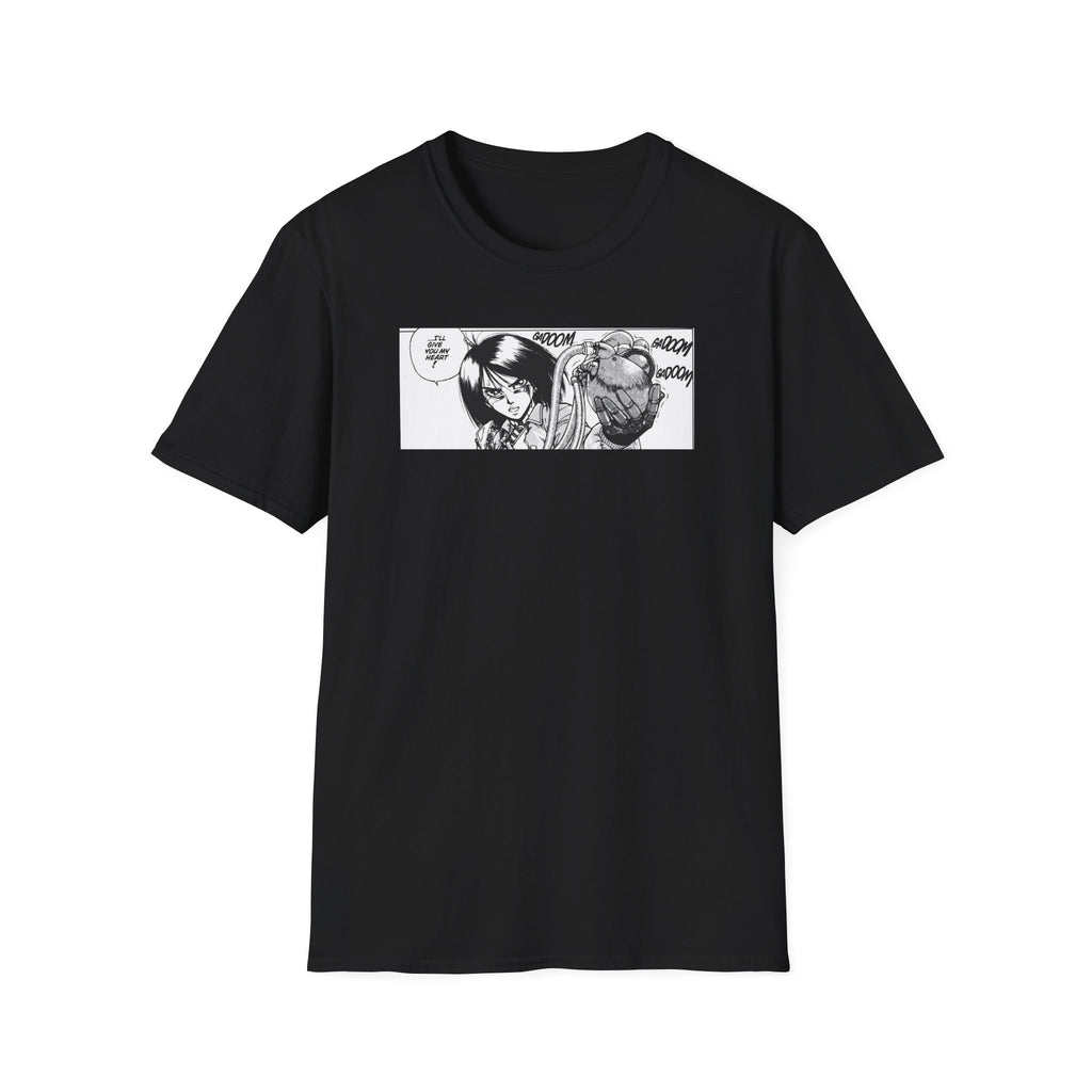 Manga Panel T-Shirt — 'It's My Problem' Black Graphic Tee