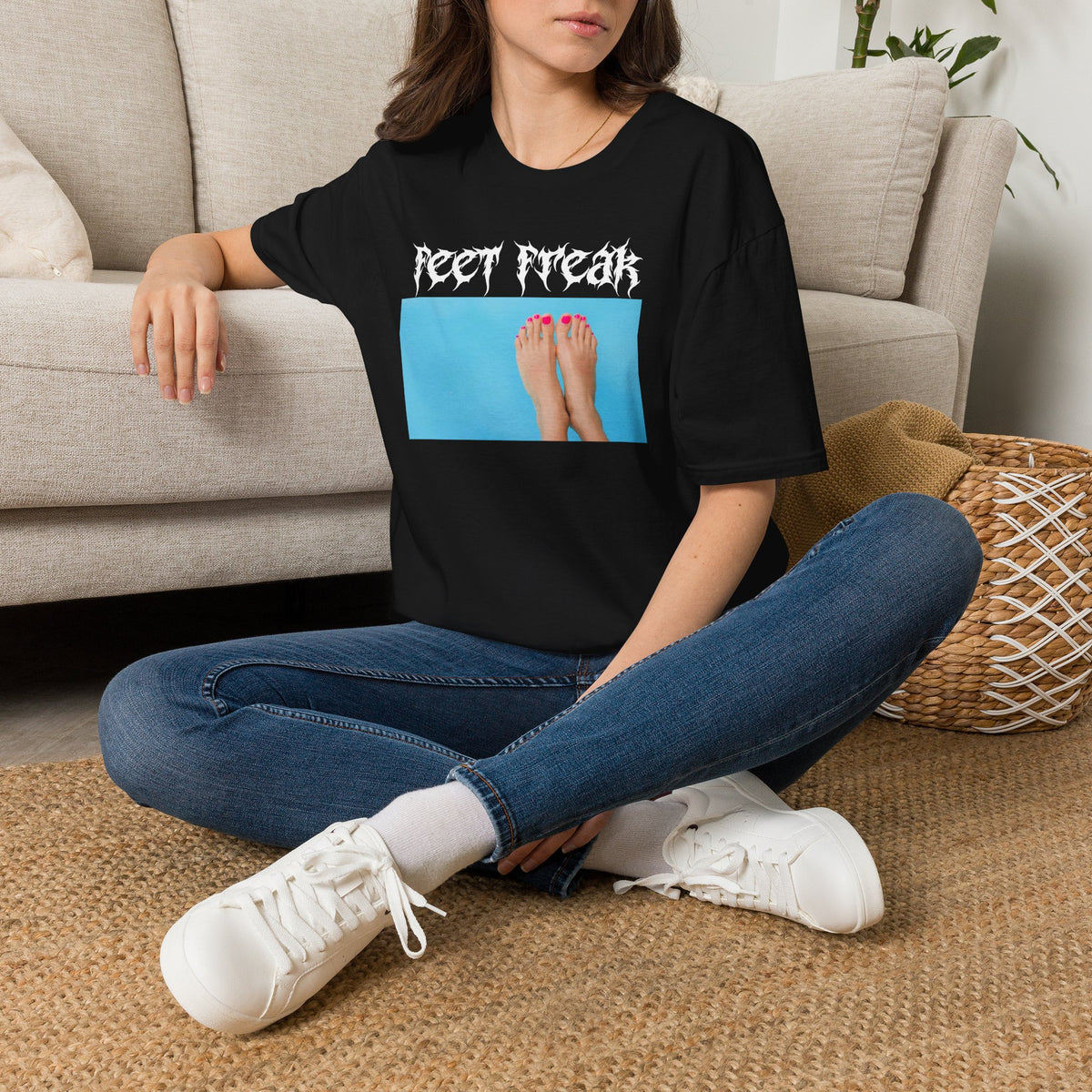 Feet Freak Gothic Graphic T-Shirt