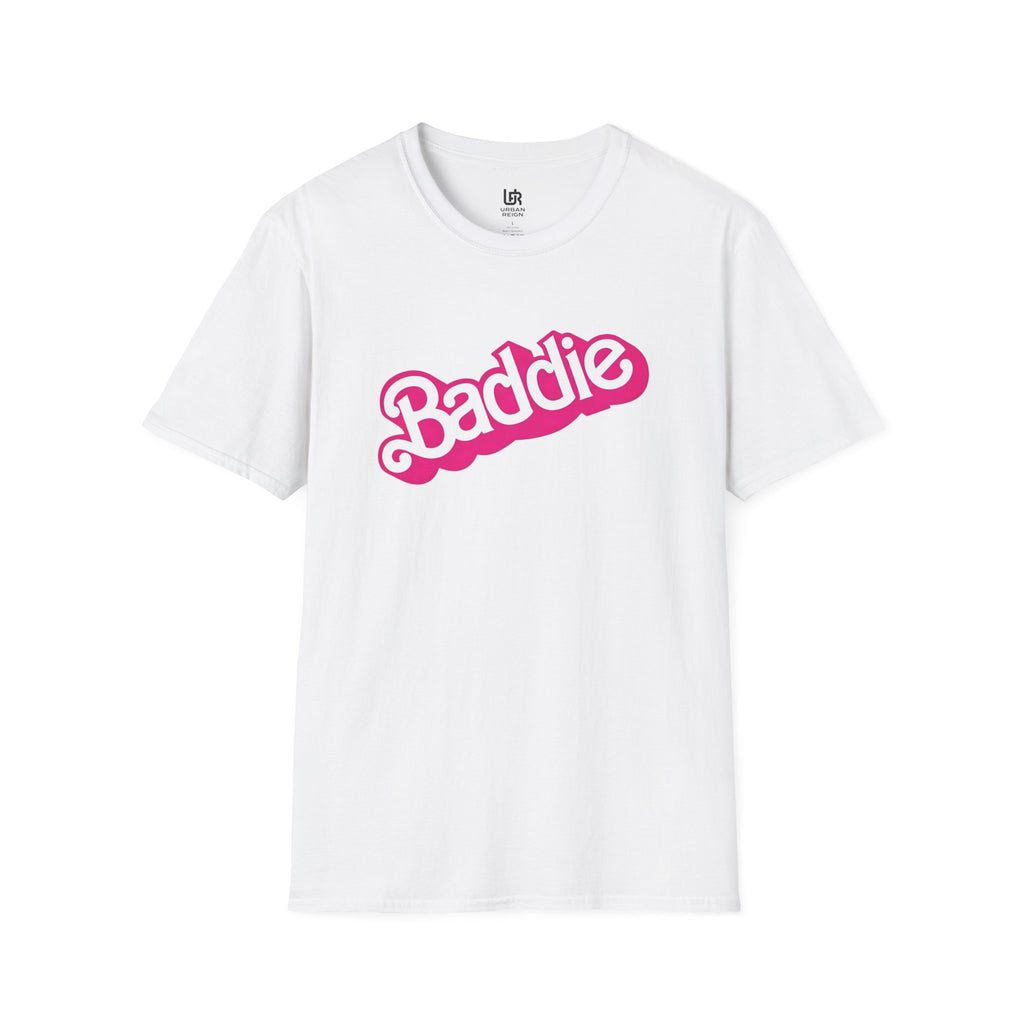 Baddie Graphic T-Shirt — Retro Pink Script Tee