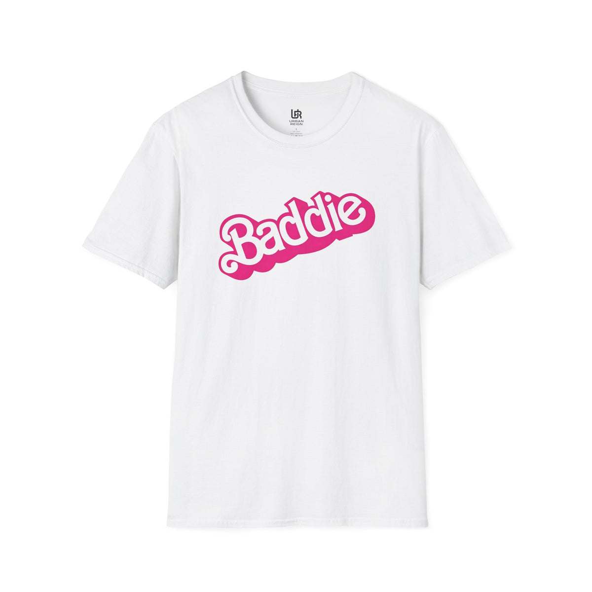 Baddie Graphic T-Shirt — Retro Pink Script Tee