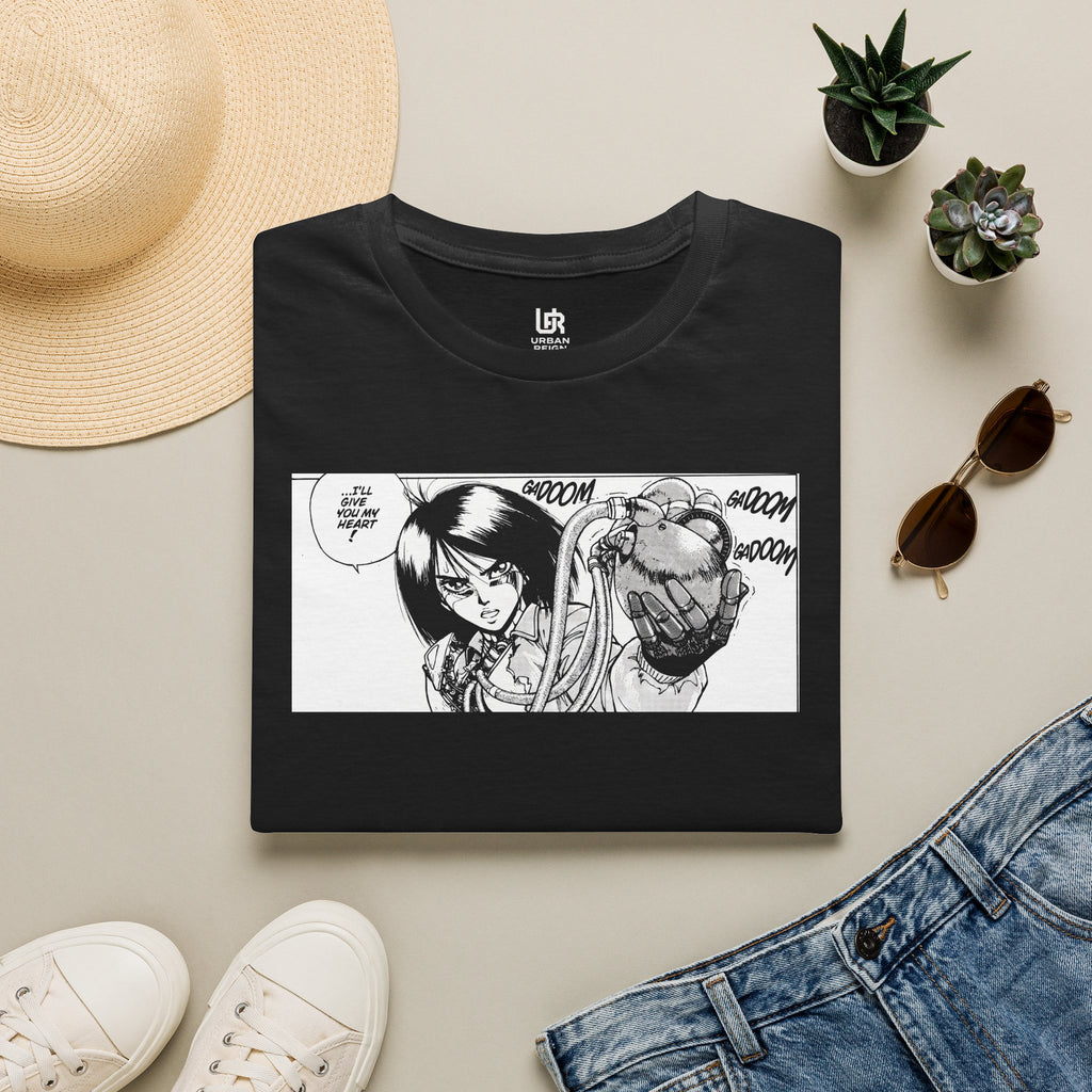 Manga Panel T-Shirt — 'It's My Problem' Black Graphic Tee